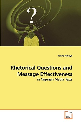【预订】rhetorical questions and messag