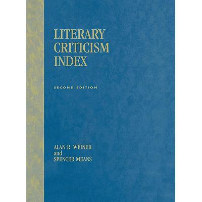 预订 Literary Criticism Index : 2nd Ed.
