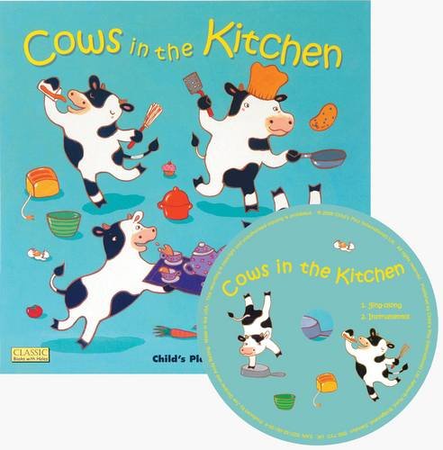 Cows in the Kitchen, Book with CD (Classic Books with Holes) 厨房里的牛儿们(书+CD) 英文原版