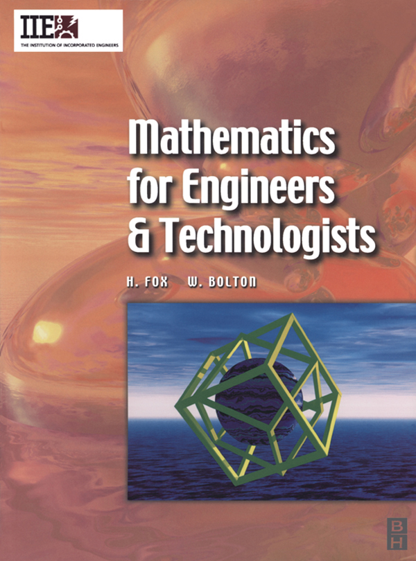 mathematics for engineers and technologists