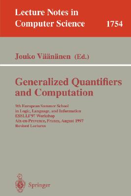 【预订】generalized quantifiers and computation