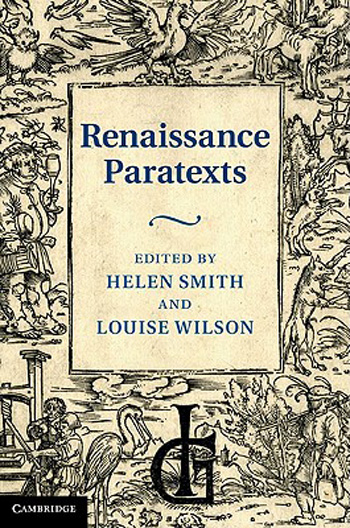 预订 Renaissance Paratexts
