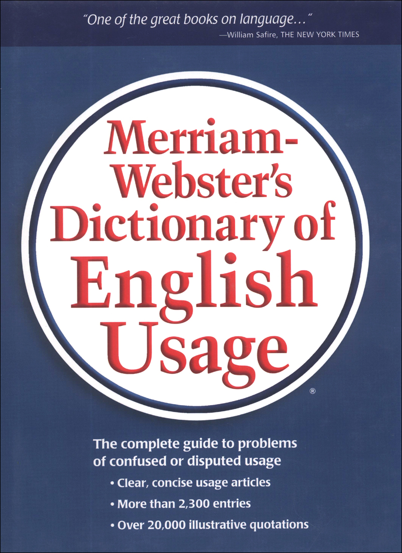Merriam-Webster's Dictionary of English Usage 韦氏惯用语词典 英文原版 word格式下载