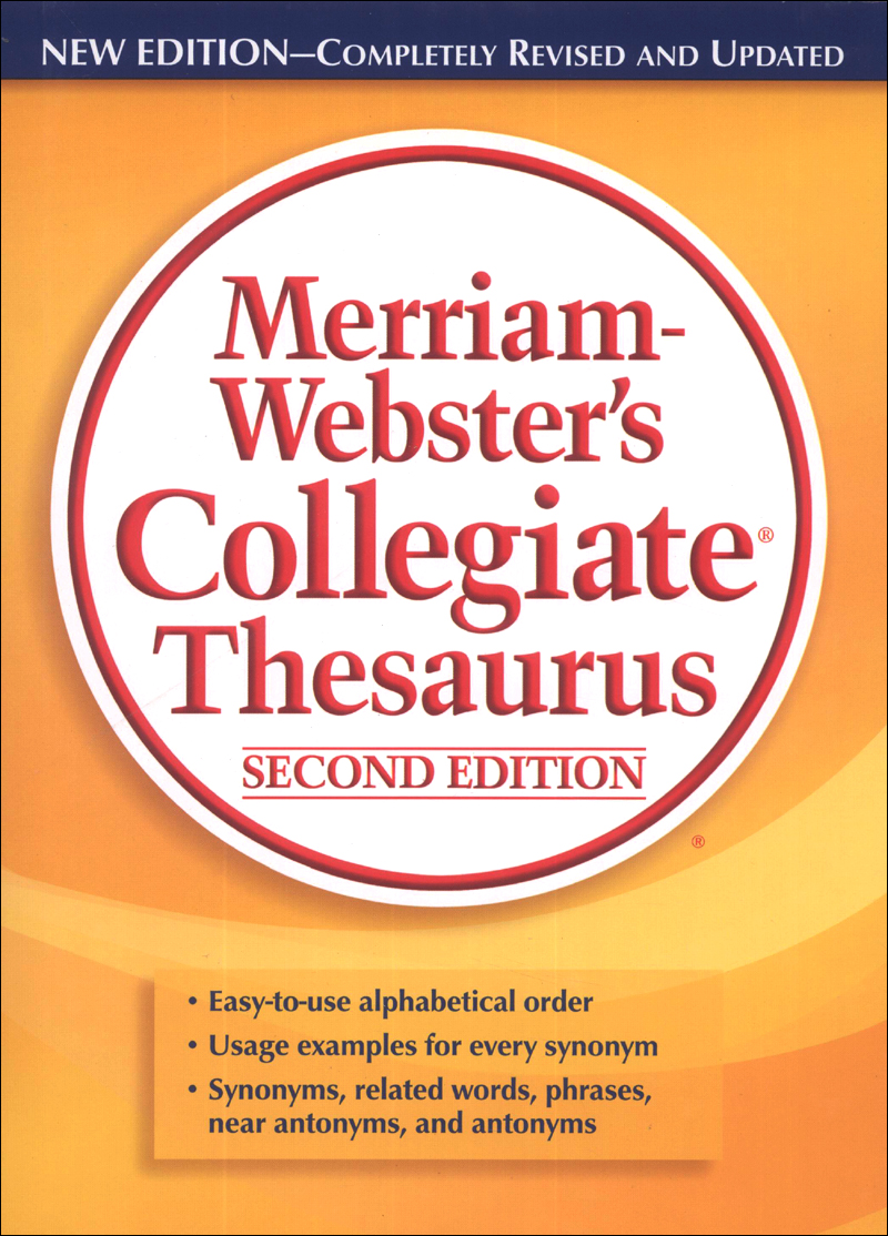 Merriam-Webster's Collegiate Thesaurus 韦氏大学词典