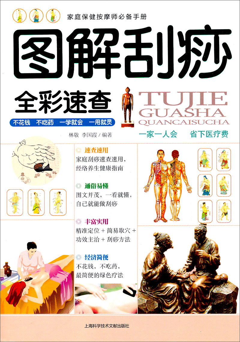 【正版书】图解刮痧全彩速查9787543944909