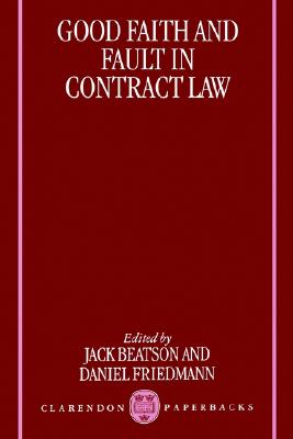 Good Faith and Fault in Contract