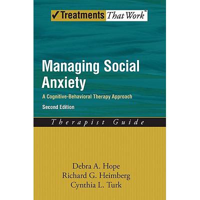 预订 managing social anxiety,therapist guide, 2nd.