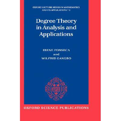 预订 Degree Theory in Analysis and Applications