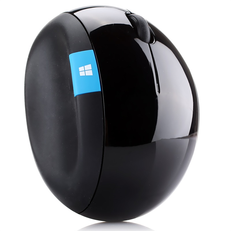微软 (Microsoft）Sculpt人体工学鼠标 黑色 | 无线带Nano接收器 纵横滚轮 Windows触控键 高灵敏度 蓝影技术
