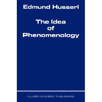 预订 The Idea of Phenomenology