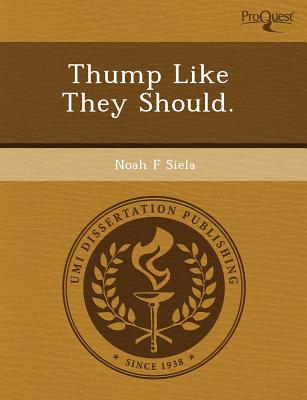 【预订】thump like they should.