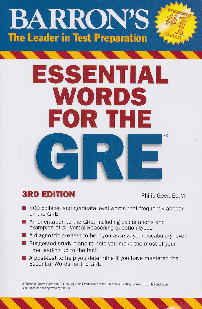 Barron's Essential Words for the GRE epub格式下载