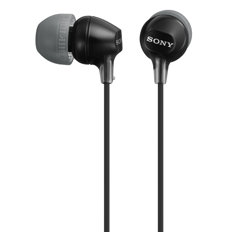 索尼（SONY） MDR-EX15LP 耳机入耳式有线手机电脑通用听歌耳机 黑色