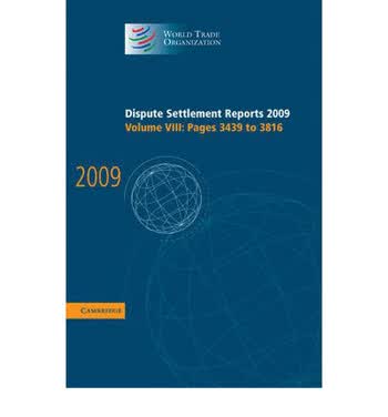 预订 Dispute Settlement Reports 2009: Volume 8, P...