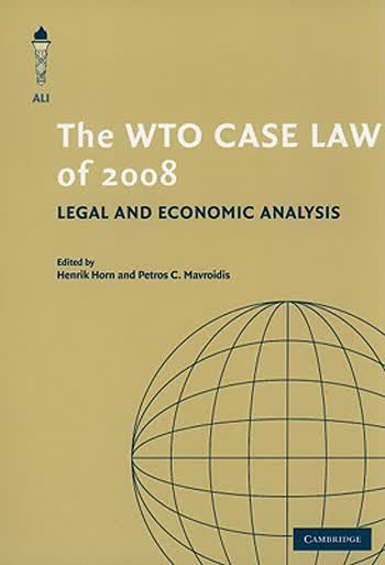 预订 The WTO Case Law of 2008: Legal and Economic...