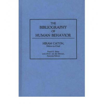 预订 The Bibliography of Human Behavior
