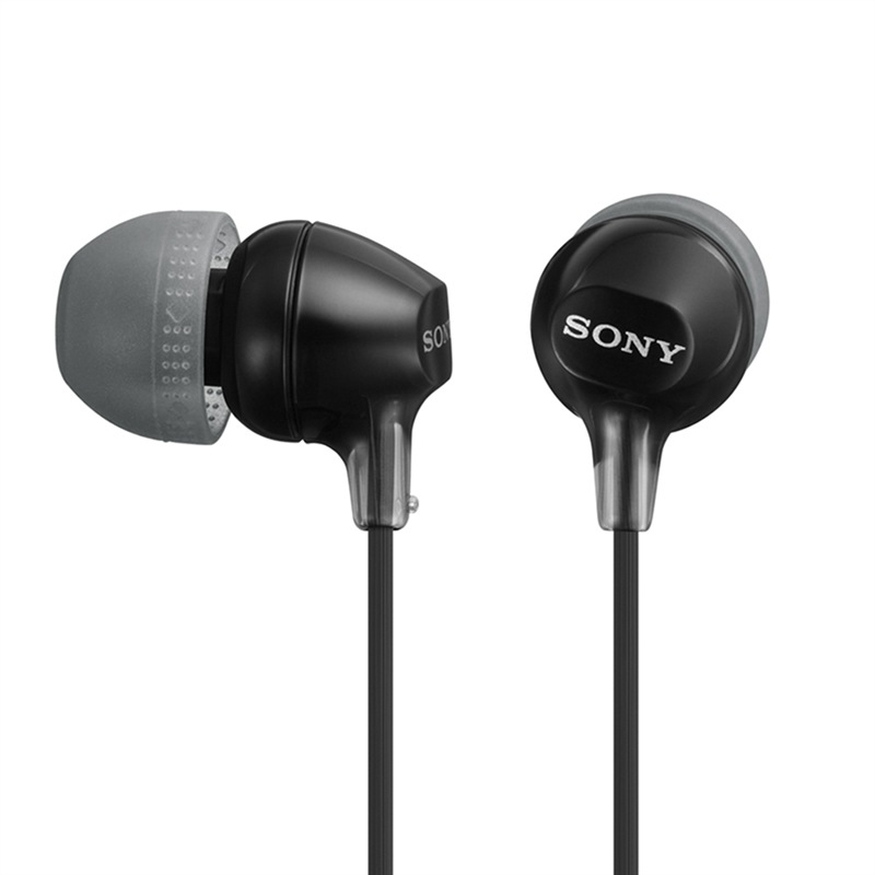 索尼（SONY） MDR-EX15AP 耳机入耳式有线手机耳麦有线控通话电脑通用耳塞 黑色