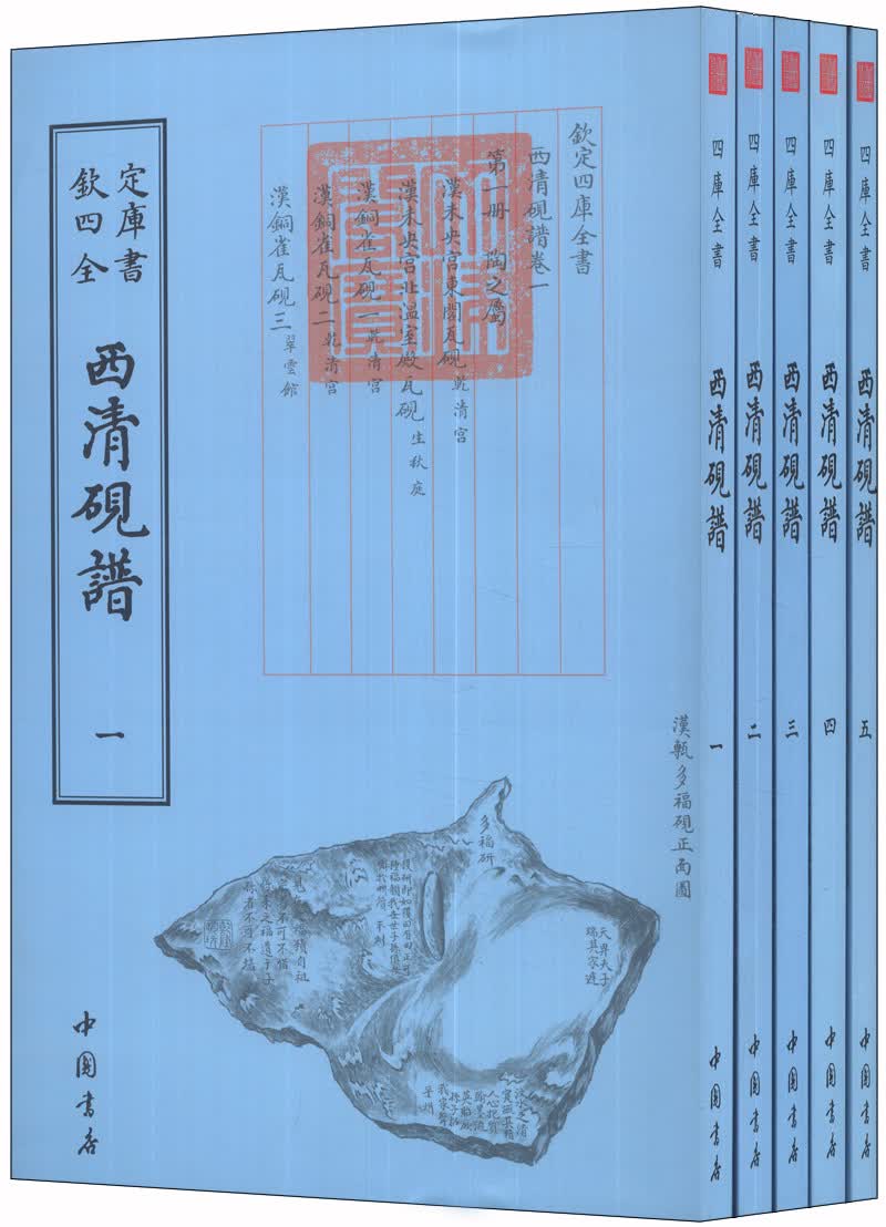 钦定四库全书（艺术类）：西清砚谱（套装全五册）