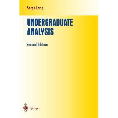 预订 Undergraduate Analysis