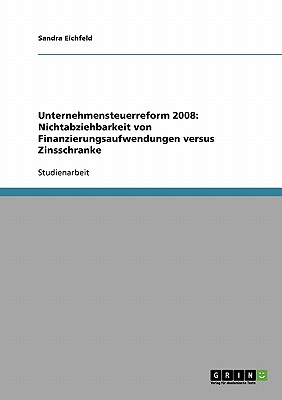 Unternehmensteuerreform 2008: