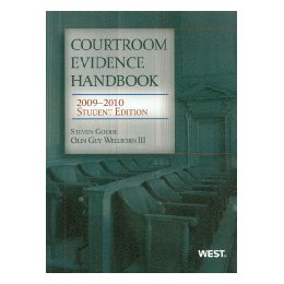 【预订】courtroom evidence handbook, 2009-2010