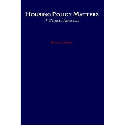 预订 Housing Policy Matters: A Global Analysis