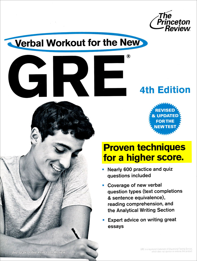 Verbal Workout for the New GRE, 4th Edition 新GRE口语练习，第四版