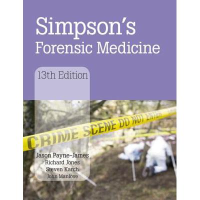 forensic medicine,gastrointestinal 预订 simpson"s forensic medicine, 13th edition