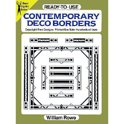 预订 Ready-To-Use Contemporary Deco Borders