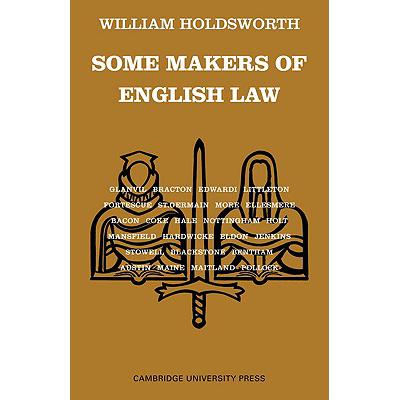 预订 Some Makers of English Law