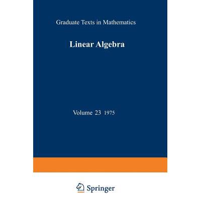 预订 Linear Algebra