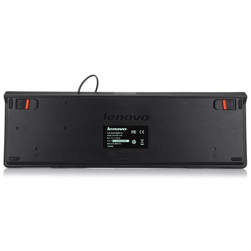 联想（lenovo）键盘 有线键盘 办公键盘 巧克力键盘 电脑键盘 笔记本键盘 K5819单键盘 黑色