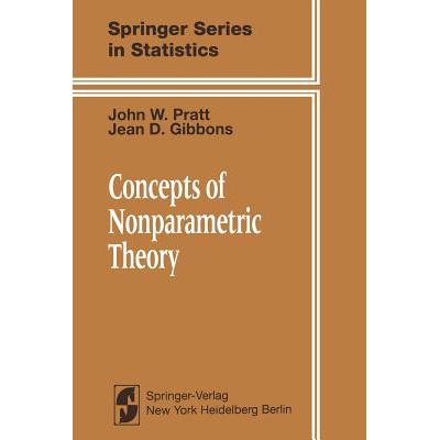 预订 Concepts of Nonparametric Theory