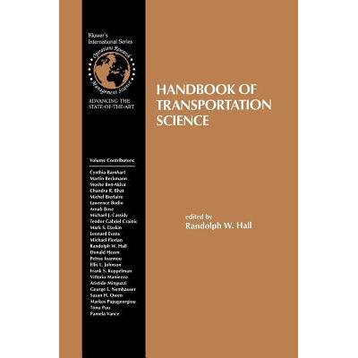 预订 Handbook of Transportation Science