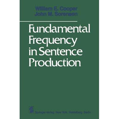 预订 Fundamental Frequency in Sentence Production