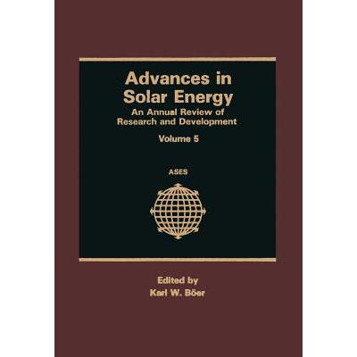 预订 Advances in Solar Energy: An Annual Review of Research and Development
