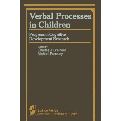 预订 Verbal Processes in Children : Progress in Cognitive Development Research