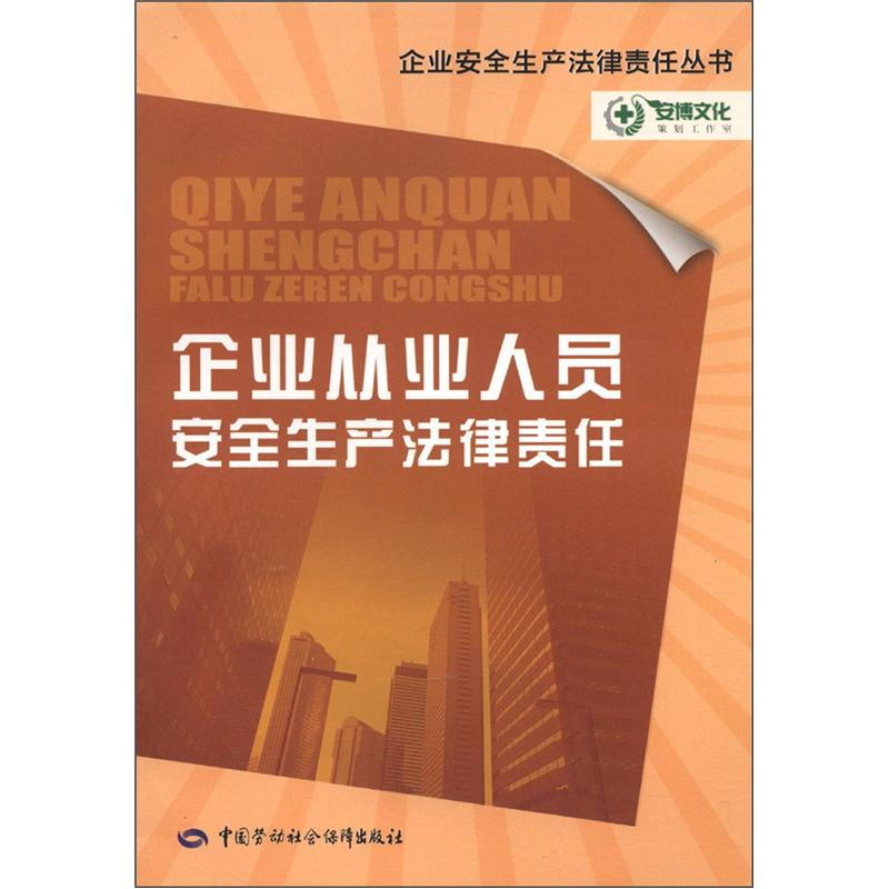 企业从业人员安全生产法律责任--企业安全生产法律责任丛书 安全生产月推荐用书