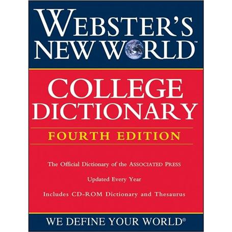 Webster's New World College Dictionary, Fourth Edition (Book with CD-ROM)韦氏新世界大学辞典 英文原版 word格式下载