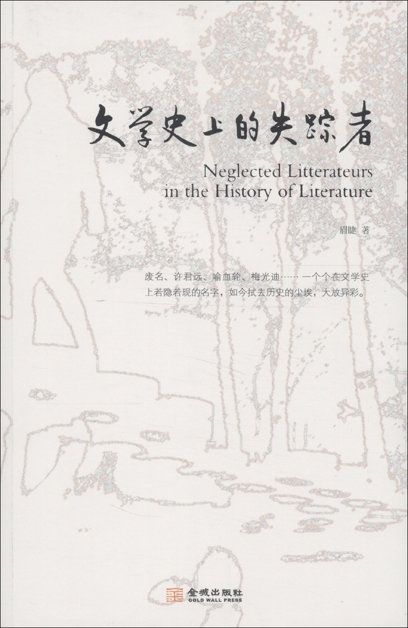 正版现货 文学史上的失踪者9787515506227金城