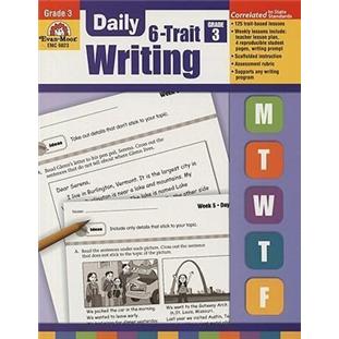 Evan-Moor Daily 6-Trait Writing Grade 3 TE 每日练习系列 系统写作教师版三年级 美国加州教辅