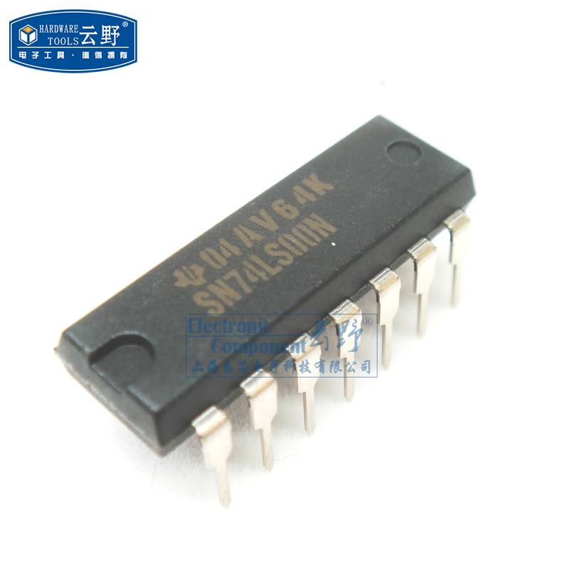 【高科美芯】 ic集成电路sn74ls00n dip14直插 逻辑门 芯片 (一个)