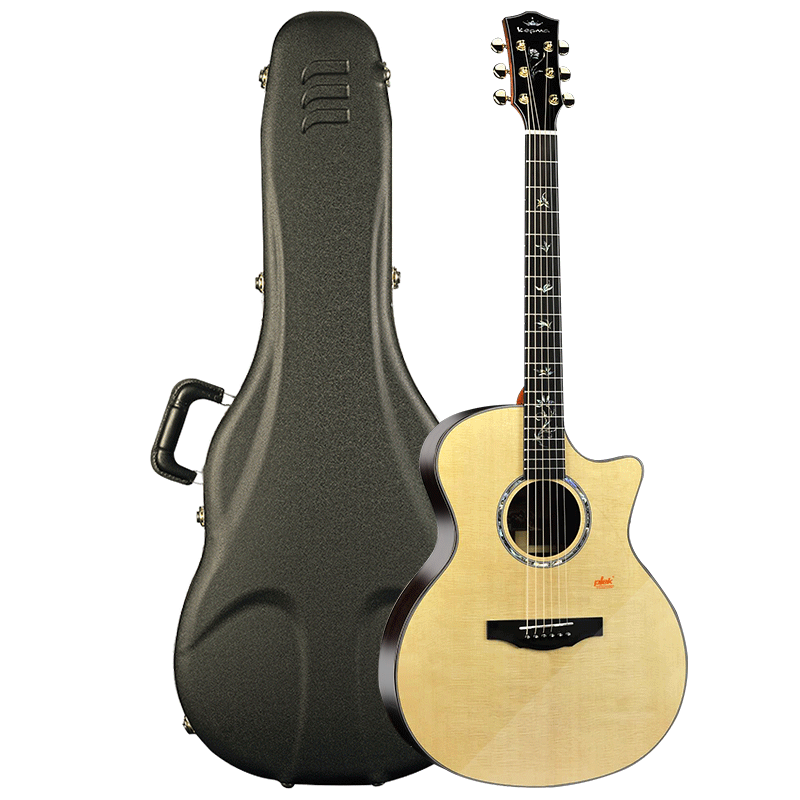 卡普馬（KEPMA）卡普馬B1-GA卡馬卡瑪全單云杉木專業(yè)演奏級民謠吉他 原木色41英寸