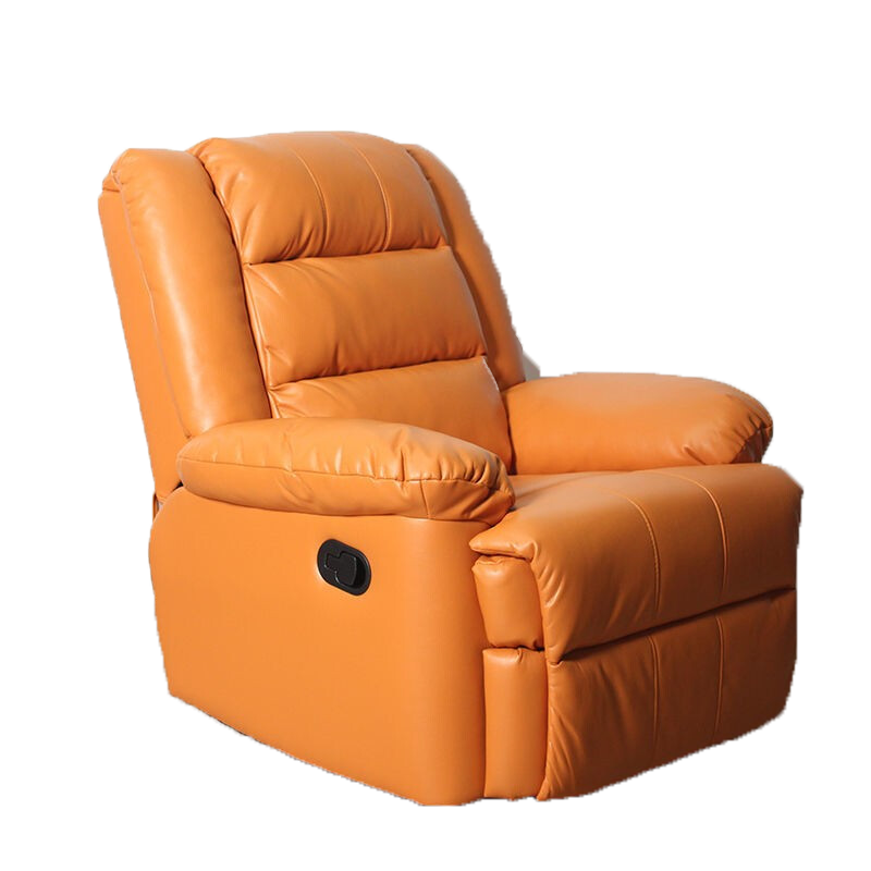 适丰电动沙发多功能懒人沙发单人电竞沙发椅头等太空舱按摩椅现代简约  深灰PU USB电动坐躺+按摩