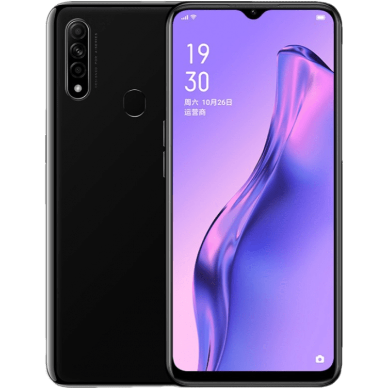 OPPO A8安卓手机6.5英寸水滴屏4230mAh大电池后置AI三摄全网通 秘夜黑【颜色随机评价有礼】 6G+128G全网通 9成新