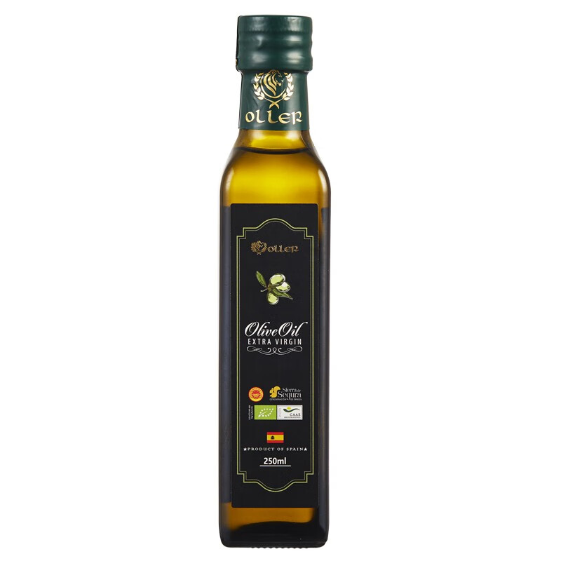 奥列尔（oller）西班牙原装进口PDO认证特级初榨250ml食用油橄榄油2023年2月产