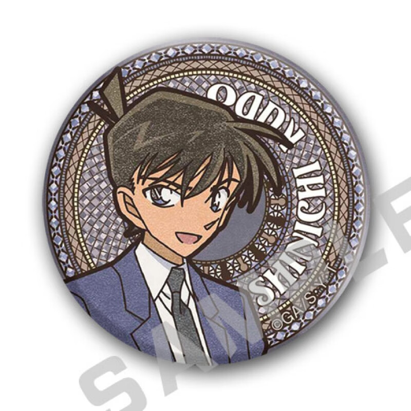 欧凯森名侦探柯南周边徽章怪盗基德灰原哀工藤新一动漫胸章胸针吧唧