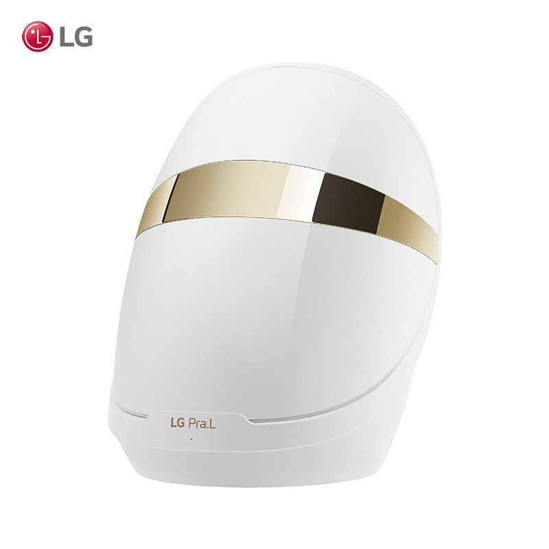LG 美容仪面罩LED红光射频 嫩肤美白淡纹 家用大排灯双重光疗韩国进口BWL1