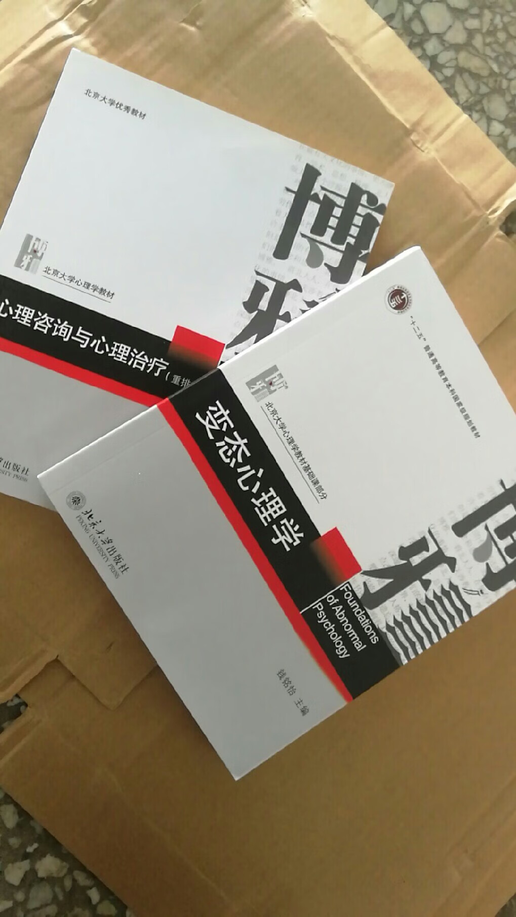 二手钱铭怡主编心理学两本变态心理学心理咨