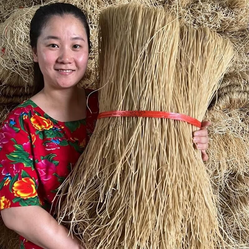 农家燕子 正宗纯红薯粉条 山东枣庄  48小时自然晾晒特产 5斤宽粉条